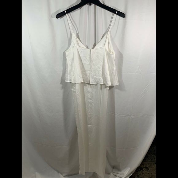 NWT $295 Shona Joy Luxe Frill‎ Tulip Hem Maxi Dress in Ivory White [SZ 6 ] - Picture 7 of 8